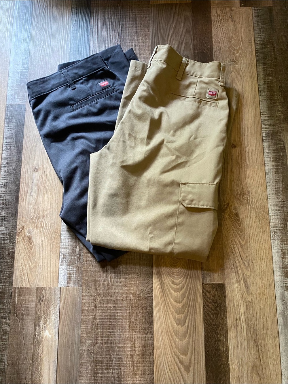 RED KAPMen’s Cargo Work Pants — Black & Khaki. Work Pants